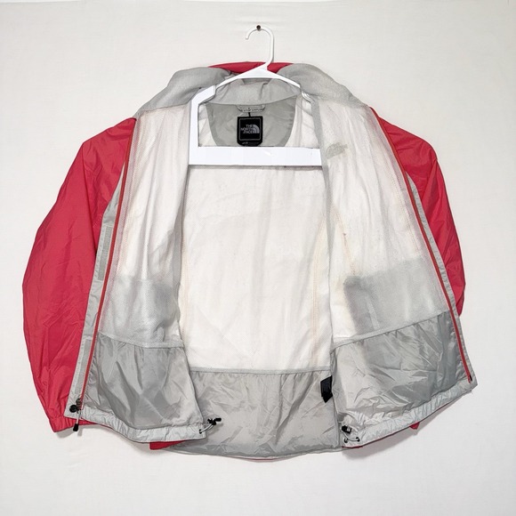 The North Face Hyvent Womens Jacket Large Hooded Windbreaker Rain Nylon Full Zip - Picture 5 of 11